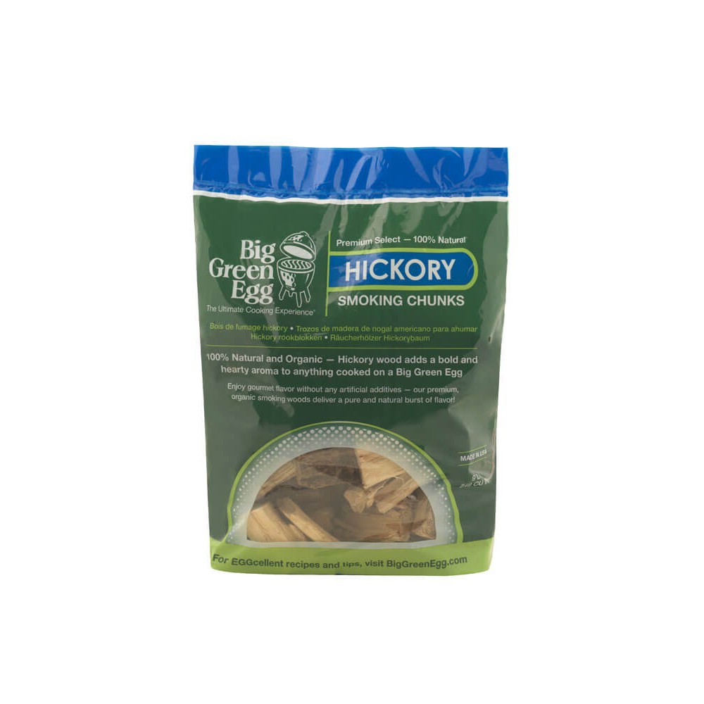 114624 Щепа для копчения крупная, Гикори Big Green Egg