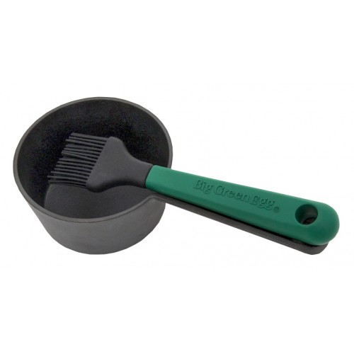 127822 Чавунний вок та щітка для змащування Big Green Egg