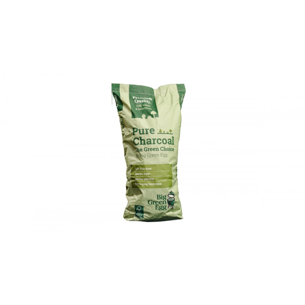 Уголь древесный Big Green Egg, бездымный, 9 кг