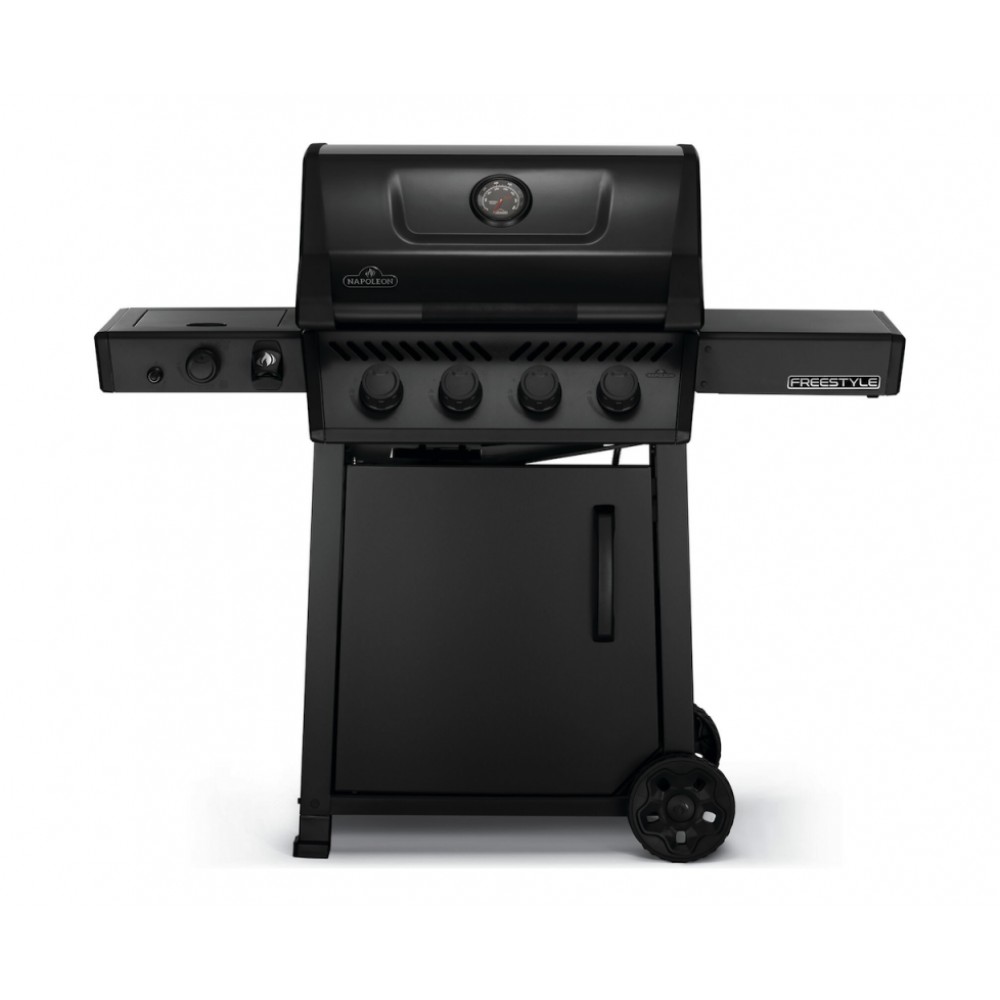 F425DSIBPK-PHM Газовый гриль Napoleon phantom freestyle 425 с боковой горелкой SIZZLE ZONE, черный