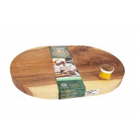 Разделочная доска Green Wood “Chef” (орех, овальная) 35×50×4 см