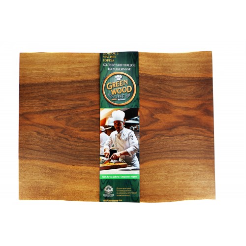 Обробна дошка Green Wood “Chef” 35×50×4 см (волоський горіх)